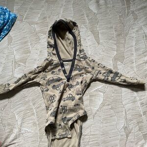 Carter's Beige Baby Onesie with Fun Print